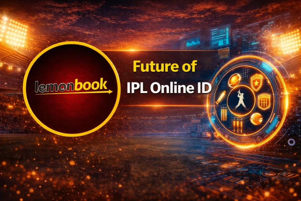 Future of IPL Online ID with Lemonbook logo showing digital growth and advanced features