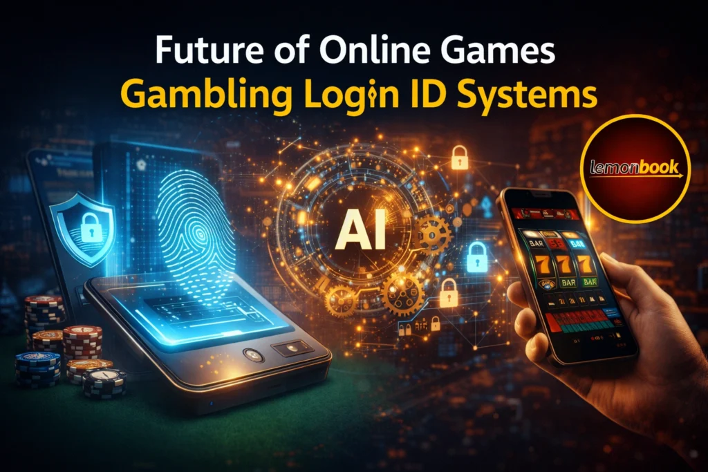 Future of online games gambling login ID systems with AI security and biometric access on Lemonbook betting platform
