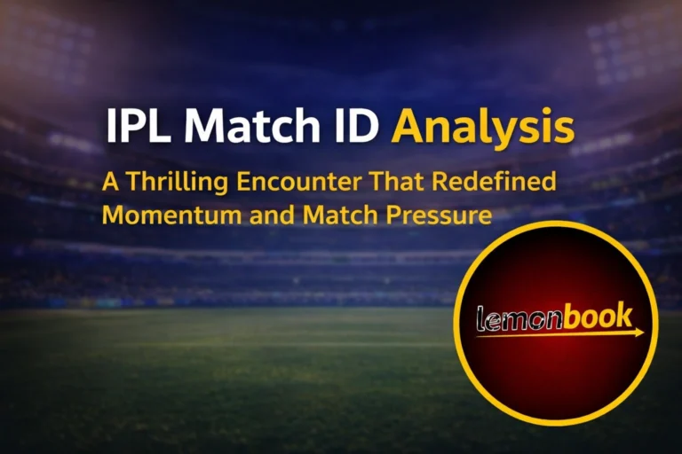 IPL Match ID Analysis: A Thrilling Encounter That Redefined Momentum and Match Pressure