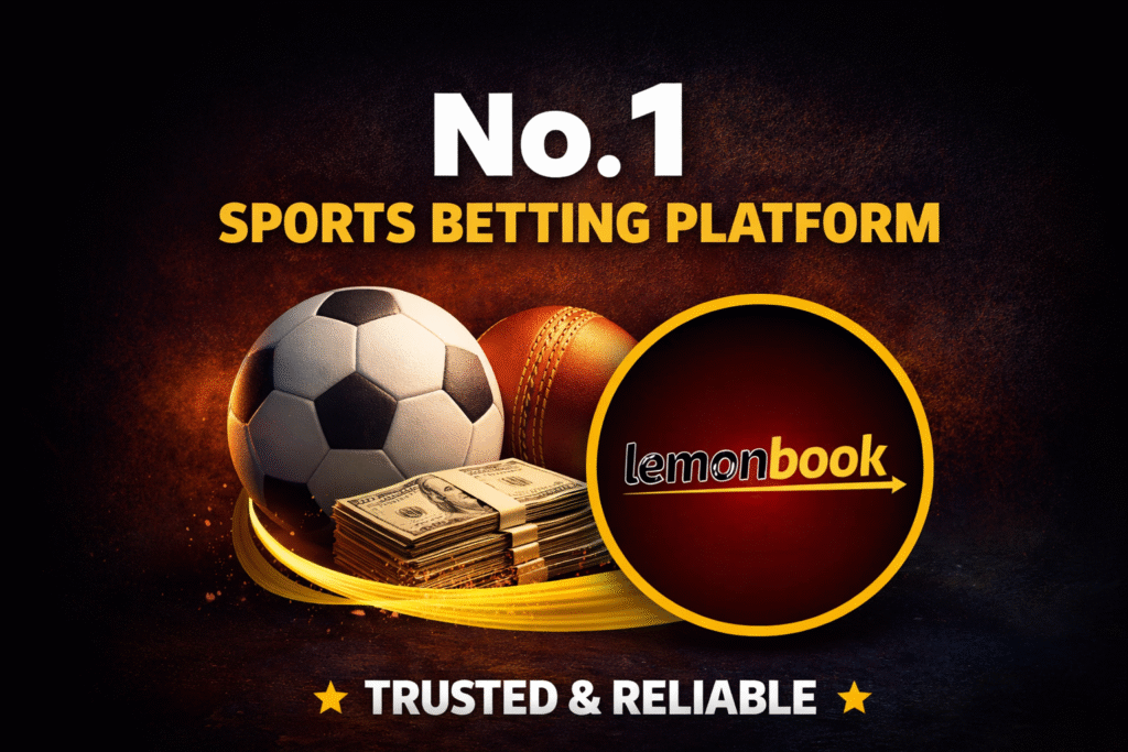 No.1 Sports Betting Platform Lemonbook Logo Promotional Banner