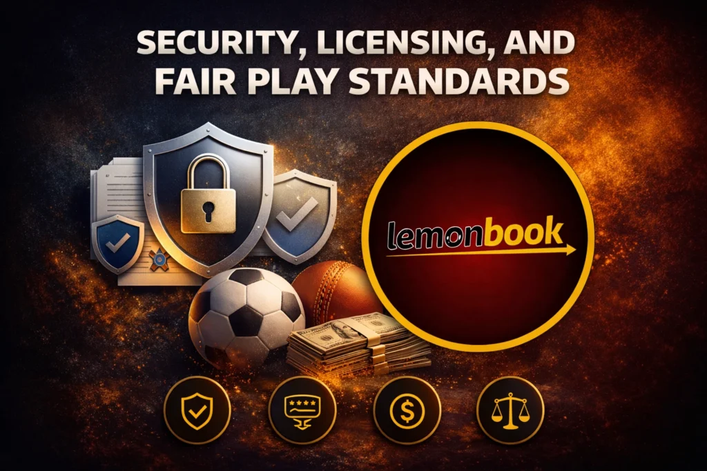 Security, Licensing and Fair Play Standards Lemonbook Sports Betting Platform